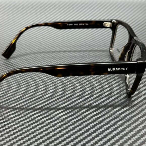 Burberry Dark Men's 53mm Havana Eyeglasses - Picture 4 of 4